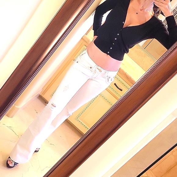 Victoria's Secret Black Lightweight V-Neck Cardigan Sweater, XS - Picture 9 of 16